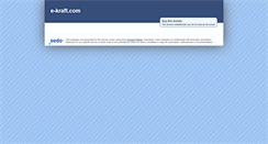 Desktop Screenshot of e-kraft.com